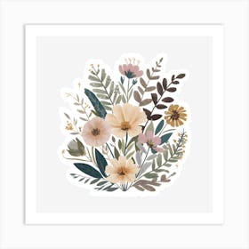 Floral Bouquet 8 Art Print