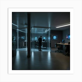 Security Room Art Print