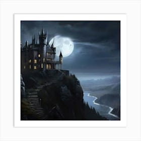 Harry Potter Castle 1 Art Print
