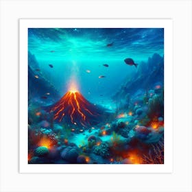 Underwater Ocean Art Print