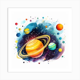 Outer Space 2 Art Print