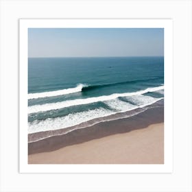 Aerial View Of A Beach 5 Art Print