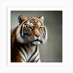 Tiger Portrait Art Print