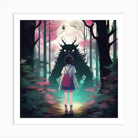 Forest Creature Art Print