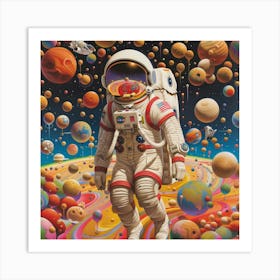 'Astronaut' 4 Art Print