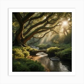 Forest Stream Art Print