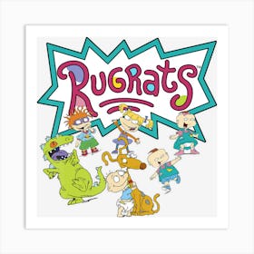 Rugrats Group Play Time Art Print