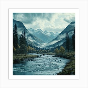 River Valley Art Print