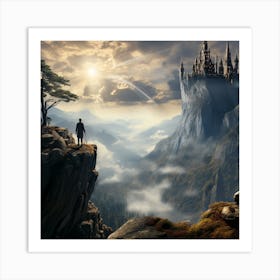 Castle In The Sky Art Print