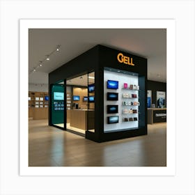 Default Create Unique Design Of Cellphone Store 1 Art Print