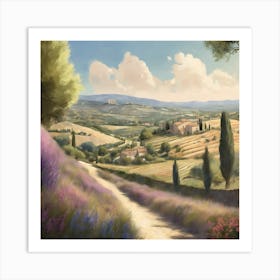 Tuscany 1 Art Print