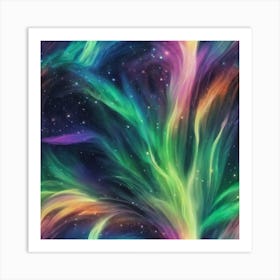 141521 Aurora Borealis, Vibrant Lights Dancing In The Nig Xl 1024 V1 0 Art Print