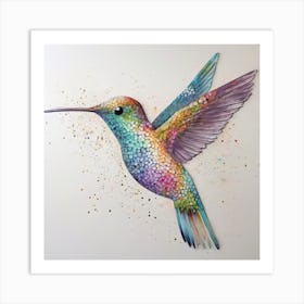 Hummingbird bird Art Print