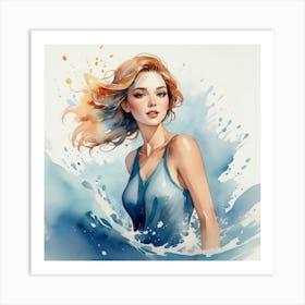 Watercolor Painting 3 Art Print