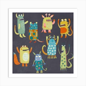 Monsters Art Print