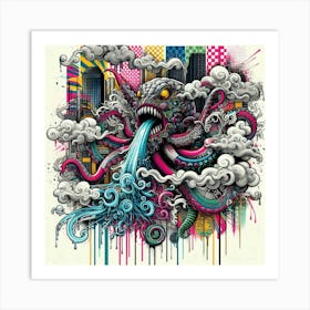 Octopus 34 Art Print