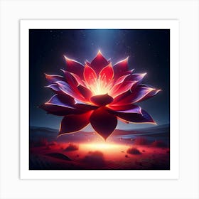 Lotus Flower 4 Art Print