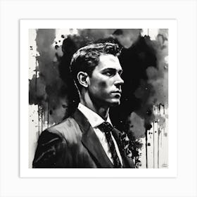 Man In A Suit 2 Art Print