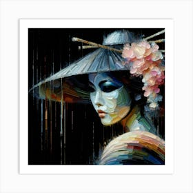 Creativel Geisha Illustration 169 Art Print