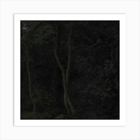 Wolf In The Woods 1 Art Print