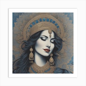 Lord Krishna Art Print