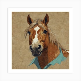 Horse Portrait 10 Art Print