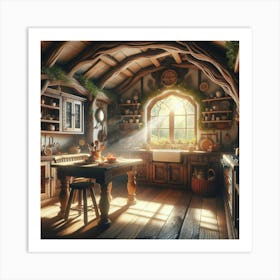 Hobbit Kitchen Art Print