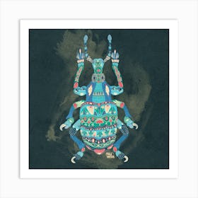 Blue Weevil Art Print