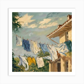 Henri Matisse laundry day Art Print