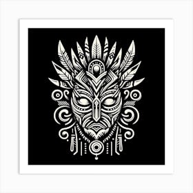 Tribal Mask Art Print