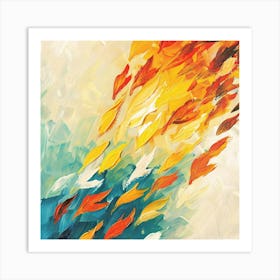 Abstract Of Fish Art Print