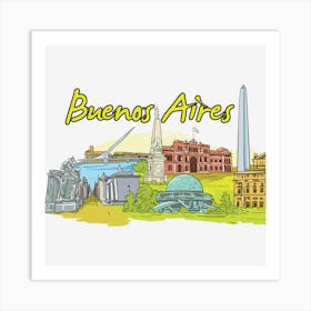 Buenos Aires Art Print