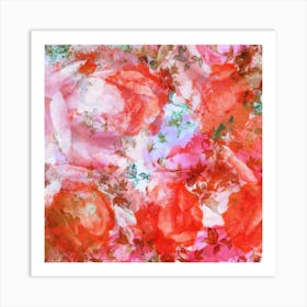 Bohemian Roses Art Print