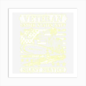 Us Navy Vet Art Print