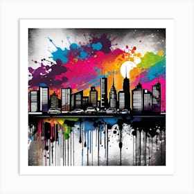 New York City Skyline 75 Art Print