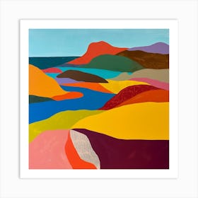 Abstract Travel Collection Cape Verde 2 Art Print