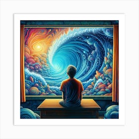 Psychedelic Painting 1 Art Print