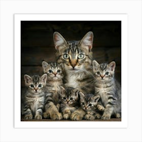 Mother Cat Art Print