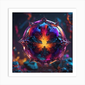 Abstract Art portal psychedelic Art Print