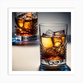 Glass Of Whiskey Art Print