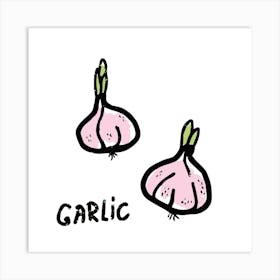 Garlic Art Print