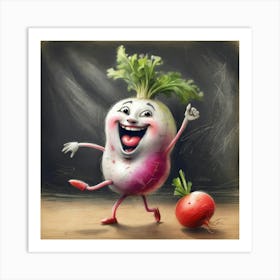 Radish 8 Art Print