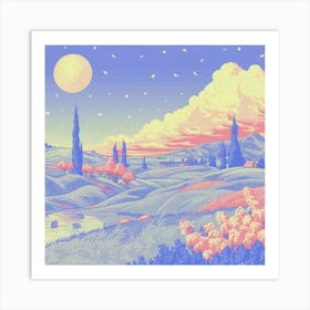 Landscape Painting Art Print