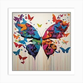 Butterfly Painting Art Print