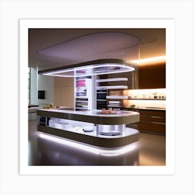 Modern Kitchen Design 12 Art Print