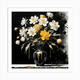 Flowers In A Vase 59 Art Print