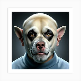 Dog Face Art Print