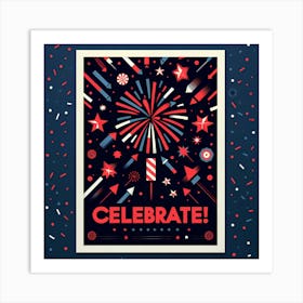 4th Of July Poster Art Print