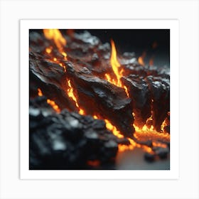 Fire Stock Videos & Royalty-Free Footage Art Print