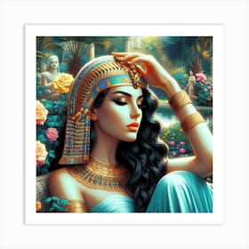 Cleopatra Portrait Artwork 187 Art Print